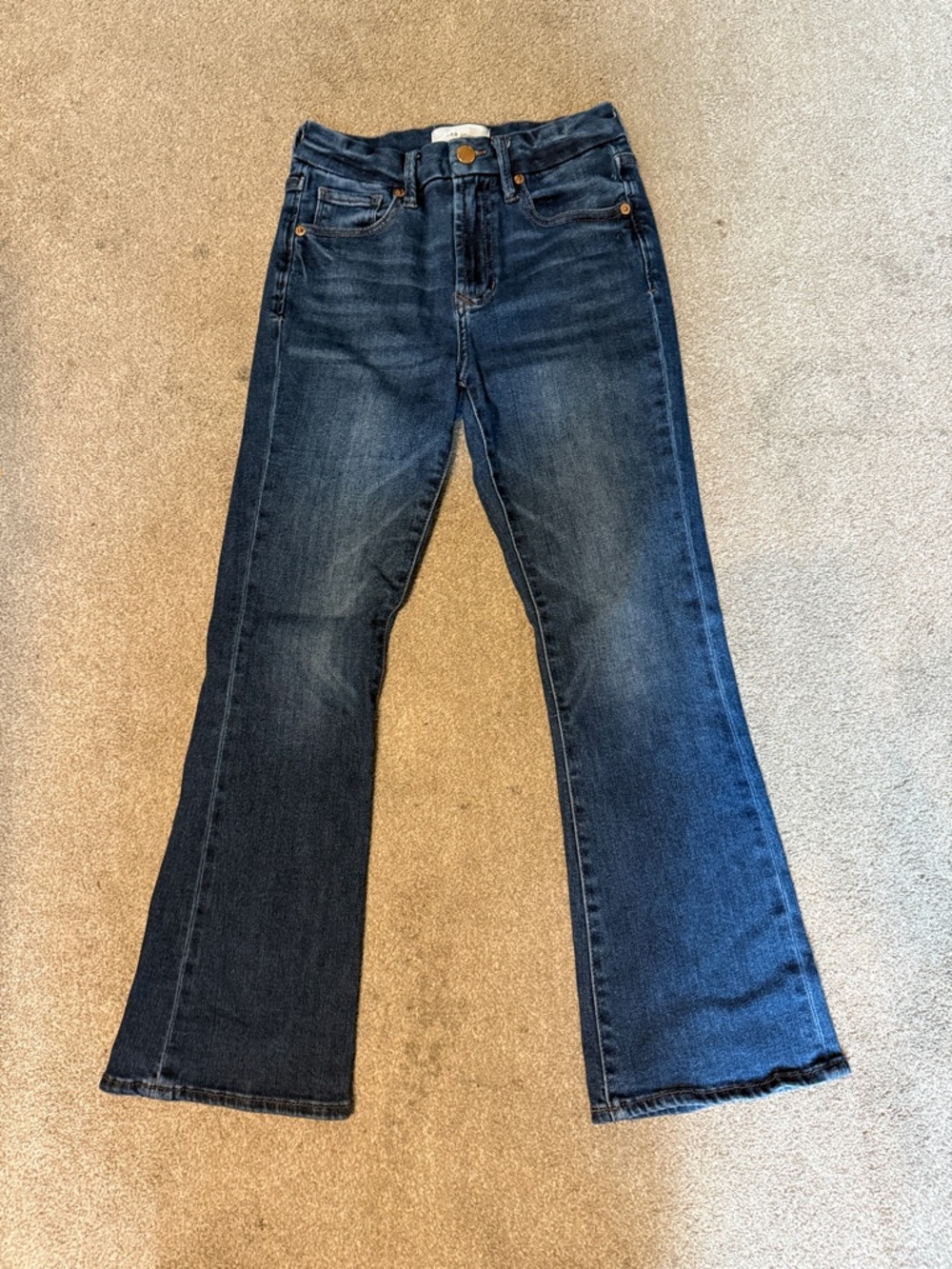 Dear John Dark Wash Jeanne High Rise Flare Jeans Size 25 - Picture 2 of 7
